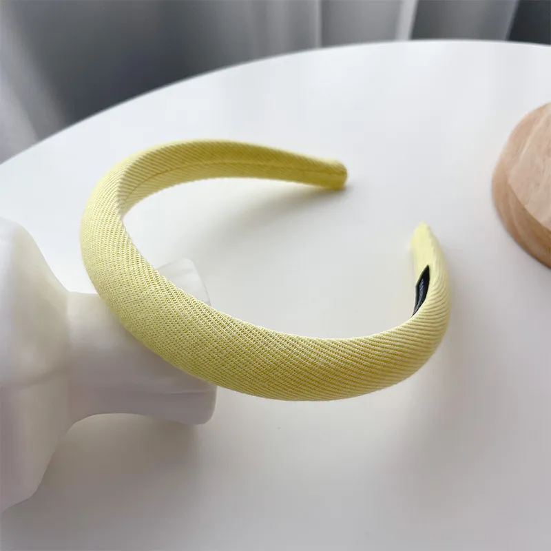 Wide satin headband